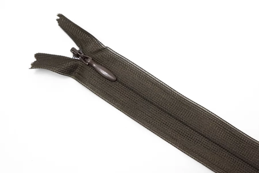 Молния потайная UZ Тёмная серо-коричневая 60 см 15022633