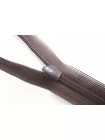 Молния потайная YKK Тёмно-коричневая 60 см 15022635