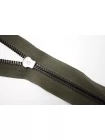 Молния металлическая двухзамковая разъёмная Тёмный хаки 65 см L8 27012634
