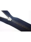 Молния металлическая однозамковая неразъёмная Тёмно-синяя 65 см D17 27012637