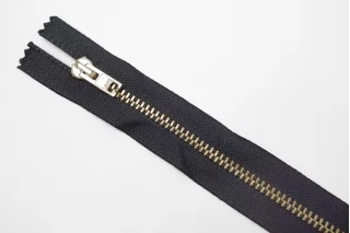 Молния металлическая Lampo однозамковая неразъемная Тёмно-серая 17 см G18 27012642