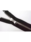 Молния металлическая Lampo однозамковая разъемная Чёрная 55 см G24 27012644