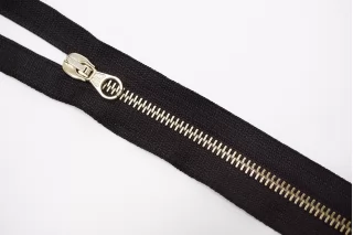 Молния металлическая RY двухзамковая разъёмная Чёрная 57 см D17 27012646