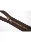 Молния металлическая GZ однозамковая разъемная Тёмно-коричневая 54 см F39 27012648