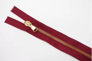 Молния металлическая Meras однозамковая разъемная Бордовая 96 см F31 27012649