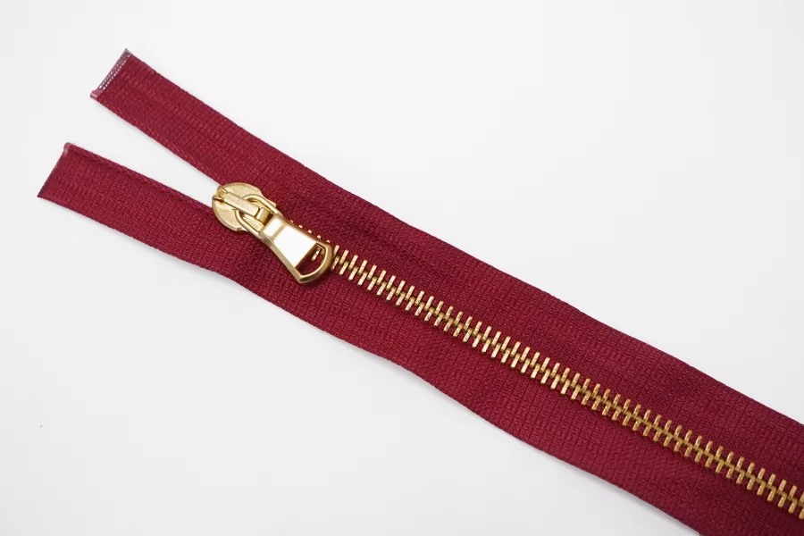 Молния металлическая Meras однозамковая разъемная Бордовая 96 см F31 27012649