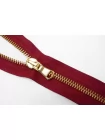 Молния металлическая Meras однозамковая разъемная Бордовая 96 см F31 27012649
