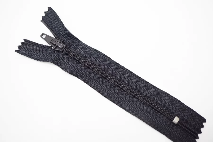 Молния брючная спиральная неразъёмная Чёрная 10 см G25 27012656