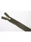 Молния спиральная ZIP разъёмная двухзамковая Зелёный хаки 60 см L24 27012663