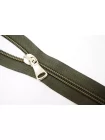 Молния спиральная ZIP разъёмная двухзамковая Зелёный хаки 60 см L24 27012663
