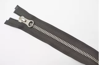 Молния металлическая YKK двухзамковая разъёмная Серая 67 см M3 27012667