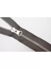 Молния металлическая YKK двухзамковая разъёмная Серая 67 см M3 27012667