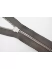 Молния металлическая YKK двухзамковая разъёмная Серая 67 см M3 27012667
