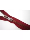 Молния металлическая двухзамковая разъёмная Бордовая 68 см K12 27012669