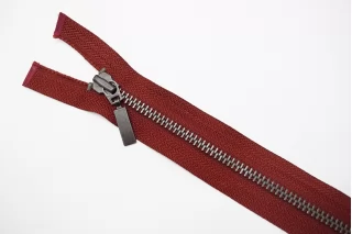 Молния металлическая Ideal однозамковая разъемная Бордовая 79 см M4 27012670