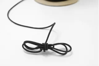 Резинка шляпная черная  2,5 мм  KR4D 2032601