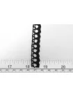 Кружево ALTA MODA Черное хлопковое  1,2 см. KR7A  25022604