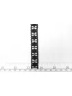 Кружево ALTA MODA Черное хлопковое  1,2 см. KR7A  25022606