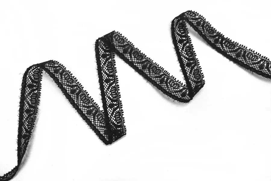 Кружево черное 1,3 см. KR7A  25022610