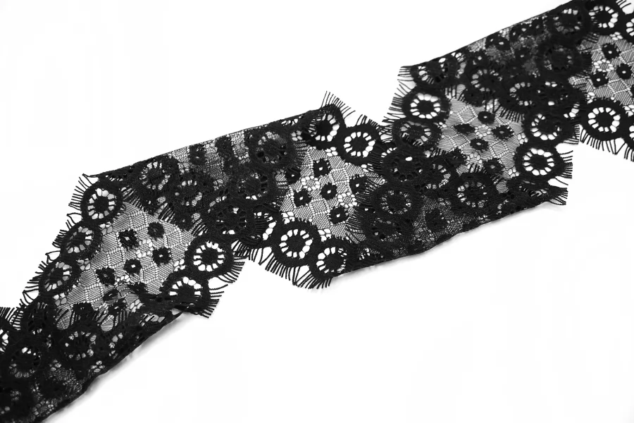 Кружево черное 12 см. KR7A  25022612