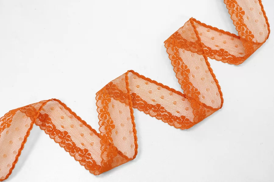 Кружево приглушённо-оранжевое ALTA MODA 3 см ST6 25022623