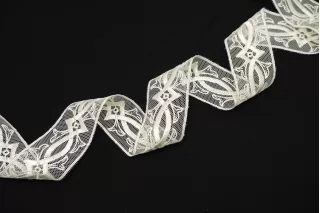 Кружево молочное 4 см KR5E 25022668