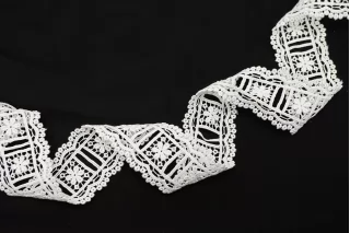 Кружево отделочное белое 4 см ST3 25022671