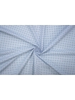 Поплин рубашечный бело-голубой PRT-E4 10121903