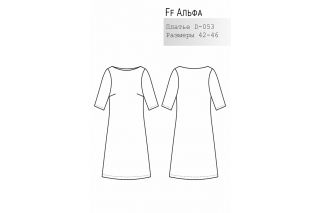 Платье Альфа р-ры 42-46 D-053